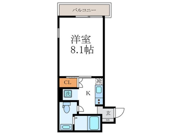 attrice大将軍の物件間取画像